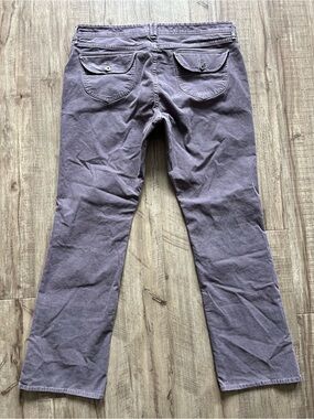 Vintage y2k corduroy Casual Straight-Leg Pants Dusty Lavender lilac purple cords